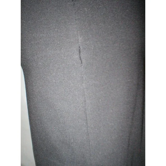 New Womens NWT $1200 Designer Emporio Armani Dress Black IT 40 4 Piping Sheath